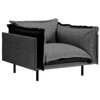 Настоящее фото товара Кресло Barcelona, темно-серый, произведённого компанией ChiedoCover