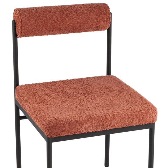 Стул обеденный Балла, букле, коралловый Стул обеденный Балла, букле, коралловый - фото 7