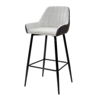 Настоящее фото товара Барный стул PUNCH светло-серый меланж, произведённого компанией ChiedoCover