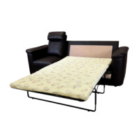 Фотография товара Диван Наполи трехместный раскладной, экокожа долларо, темно-коричневый от компании ChiedoCover.