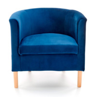 Фотография Кресло для отдыха Nest, синий, натуральный Фотография товара Кресло для отдыха Nest, синий, натуральный от компании ChiedoCover.