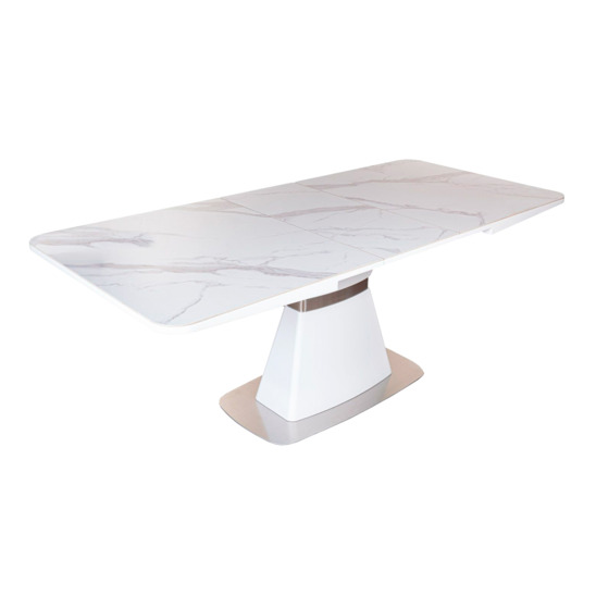 Стол раскладной Madison, испанская керамика белый - фото 4