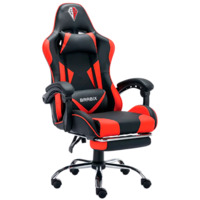 Фотография Кресло компьютерное Vaudeville, черный, красный от производителя ChiedoCover, картинка продукции, реальное фото товара Настоящее фото товара Кресло компьютерное Vaudeville, черный, красный, произведённого компанией ChiedoCover