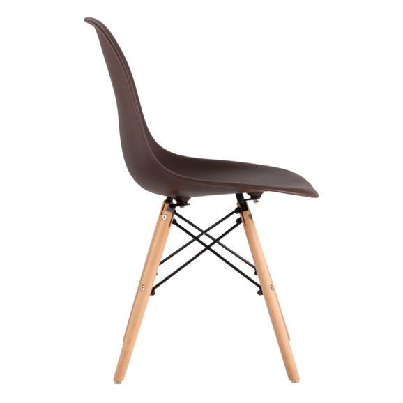 Стул Eames DSW коричневый - фото 2