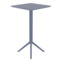 Настоящее фото товара Стол пластиковый барный складной Sky Folding Bar Table 60, темно-серый, произведённого компанией ChiedoCover