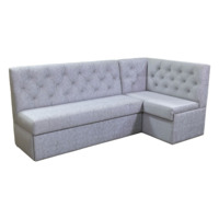 Фотография Диван Flower угловой, серый от производителя ChiedoCover, картинка продукции, реальное фото товара Настоящее фото товара Диван Flower угловой, серый, произведённого компанией ChiedoCover