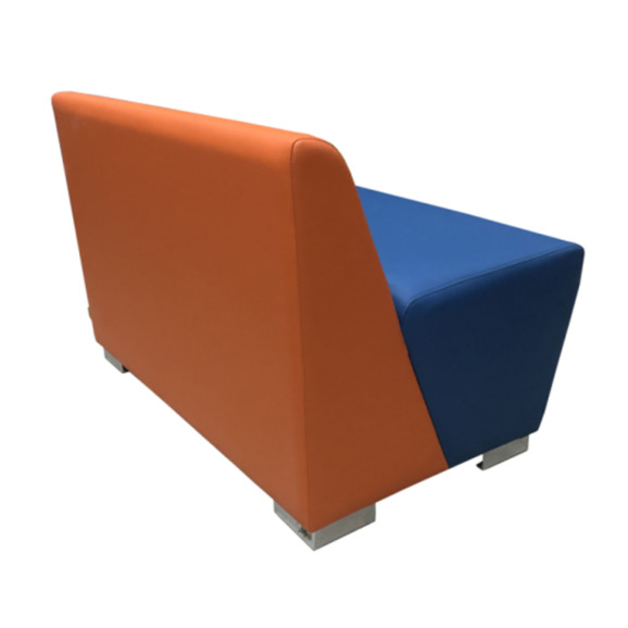 Секция Бальдор двухместная, оранжево-синяя Секция Бальдор двухместная, оранжево-синяя - фото 5