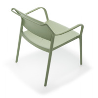 Кресло пластиковое Ara Lounge, зеленый