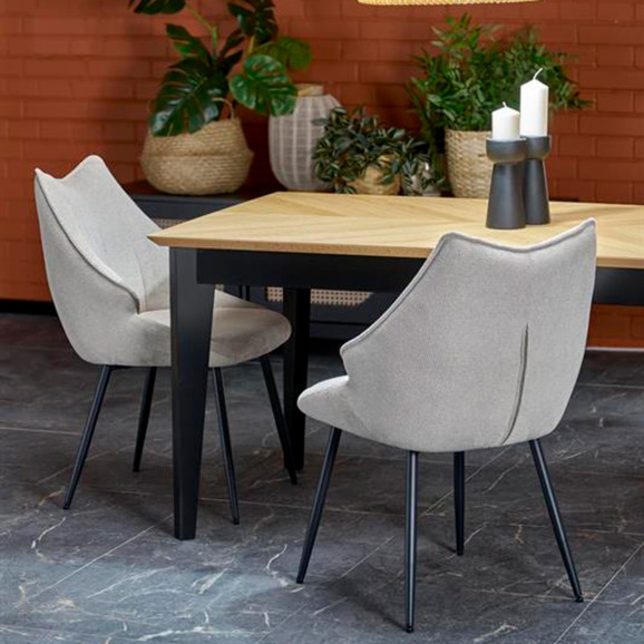 Стол обеденный Comet, раскладной, дуб, черный - фото 8