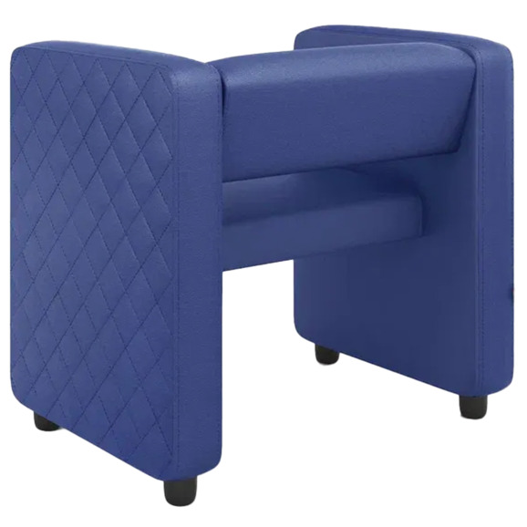 Кресло Тепал, экокожа, синий Кресло Тепал, экокожа, синий - фото 3