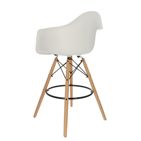  Кресло Eames DAW Барное Белое - фото 4