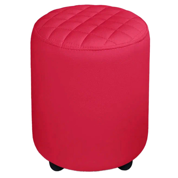 Пуф Тепал, экокожа, красный Пуф Тепал, экокожа, красный - фото 1