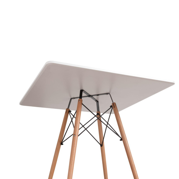 Стол EAMES, белый, 90*90 см - фото 5