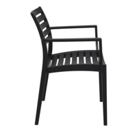 Кресло пластиковое Artemis, черный