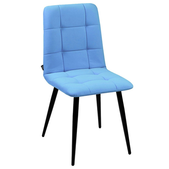Стул Olys, велюр newtone blue, металл - фото 1