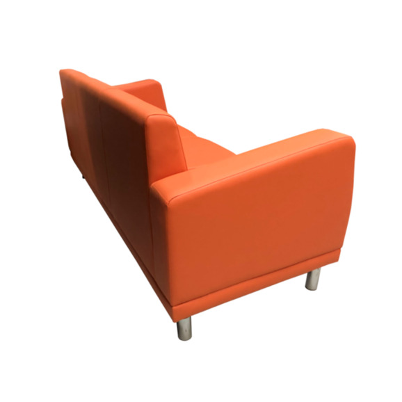 Диван Таура Люкс трехместный, оранжевый - фото 4