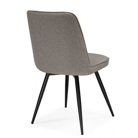 Стул на металлокаркасе Texas 3 поворотный светло-серый / черный Стул на металлокаркасе Texas 3 поворотный светло-серый / черный - фото 4