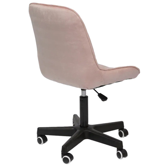 Стул Мускус, пластик, велюр, розовый, черный - фото 4