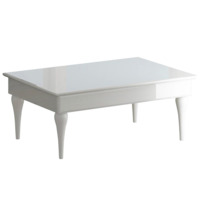 Настоящее фото товара Стол журнальный Cloud, белый, произведённого компанией ChiedoCover