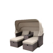 Комплект мебели Аврора, 10 посадочных мест, коричневый