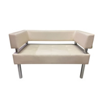 Настоящее фото товара Диван Сантур трехместный, соната, бежевый, произведённого компанией ChiedoCover