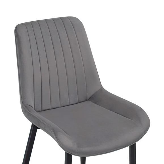 Стул Seda 1 dark gray / gold / black - фото 5