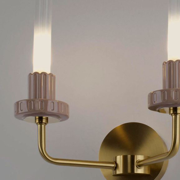 Бра светодиодное Луч 2 Ательери, бежевый - фото 6