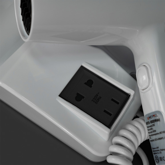 Фен для волос настенный Meyvel MF5S-1600 (White) - фото 9