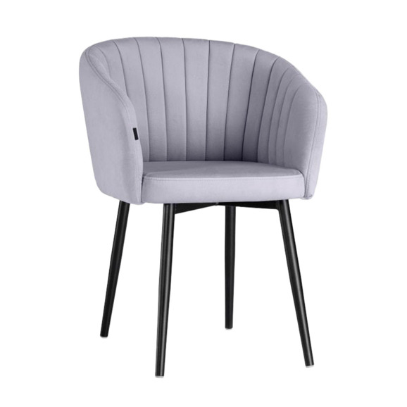 Стул на металлокаркасе Моншау черный / velutto 49 Стул на металлокаркасе Моншау черный / velutto 49 - фото 1