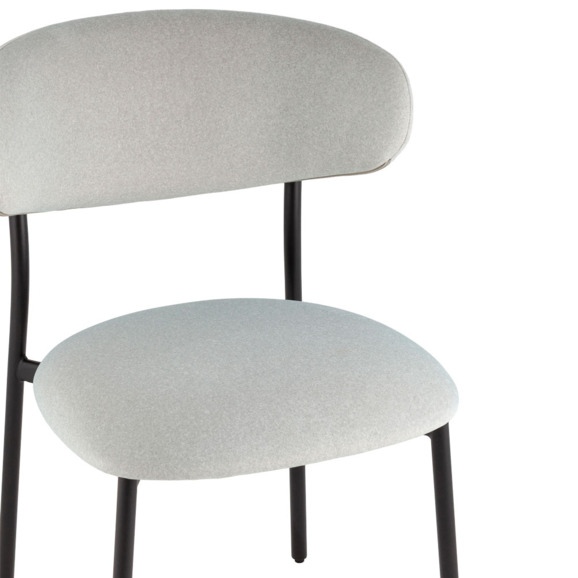 Стул обеденный Ayla, светло-серый Стул обеденный Ayla, светло-серый - фото 6