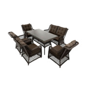 Фотография товара Комплект Tivio, шоколад металлик, ротанг от компании ChiedoCover.