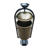 Фотография товара Уличная урна КОСМОС 30 л, бронза от компании ChiedoCover.