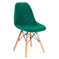 Настоящее фото товара Чехол Е03 на стул Eames, зеленый, произведённого компанией ChiedoCover