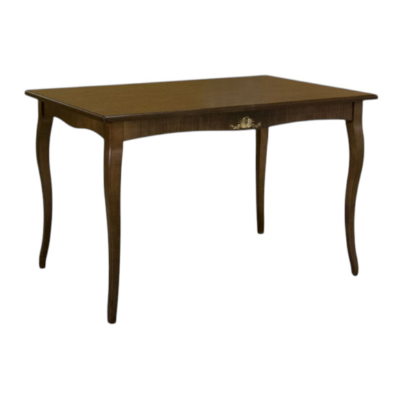 Стол раздвижной Нермани, массив бука, коричневый - фото 1