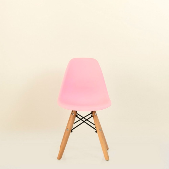 Стул детский N-1 Eames Style розовый - фото 2