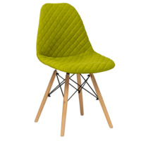 Настоящее фото товара Чехол Е07 на стул Eames, оливковый, произведённого компанией ChiedoCover