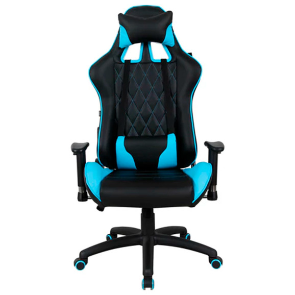 Кресло компьютерное Diorama, черный, голубой - фото 2