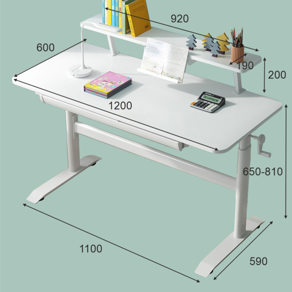 Стол детский регулируемый Kids table 2 Белый - фото 4