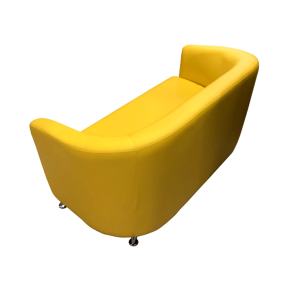 Диван Вейв двухместный, желтый - фото 6