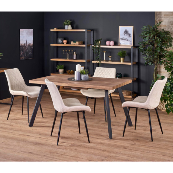 Стол раскладной Dread, орех, чёрный Стол раскладной Dread, орех, чёрный - фото 4