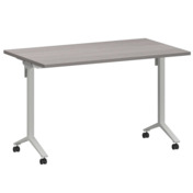 Фотография товара Стол мобильный складной лиственница, белый, 25 мм, 120*70 от компании ChiedoCover.