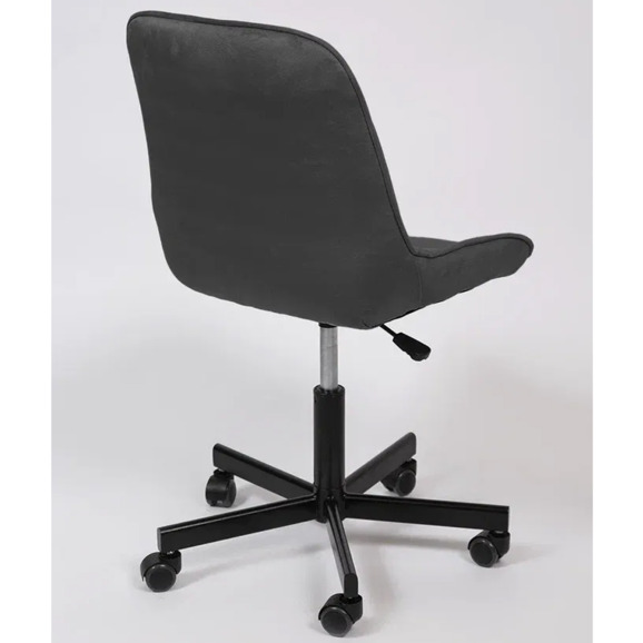 Стул Мускус, пятилучие, велюр, темно-серый, черный - фото 4