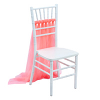 Настоящее фото товара Декор на стул Кьявари 04, розовый, произведённого компанией ChiedoCover