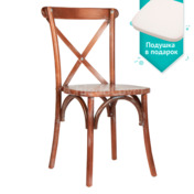 Фотография товара Стул Кроссбэк, светлый орех, патина белая от компании ChiedoCover.