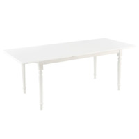 Настоящее фото товара Стол обеденный Ascension, белый, произведённого компанией ChiedoCover