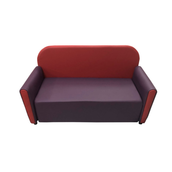 Диван Мавли двухместный, экокожа пегасо, фиолетово-розовый - фото 4