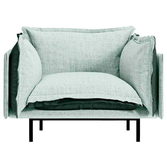 Кресло Barcelona, светло-зеленый - фото 2