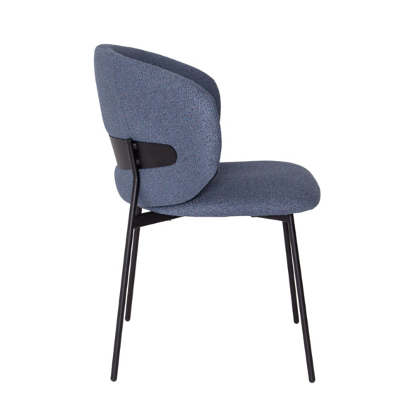 Стул Drezden, букле Positiv 11, каркас RAL9005 муар - фото 5