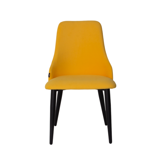 Стул Аэр, велюр Velutto 40, металл 40*20 RAL 9005 - фото 2