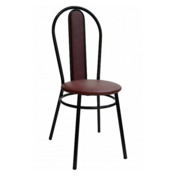 Фотография товара Стул Lorence, каркас черный, темно-коричневый от компании ChiedoCover.